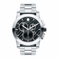 Men's Movado Vizio Chronograph Watch with Black Carbon Fibre Dial (Model: 0606551)|Peoples Jewellers