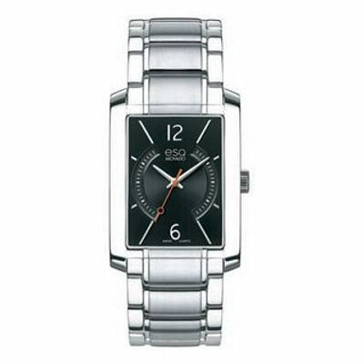 Men's ESQ Movado Synthesis Watch with Rectangular Black Dial (Model: 07301405)|Peoples Jewellers