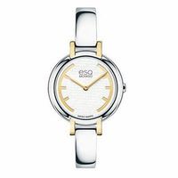 Ladies' ESQ Movado Contempo Two-Tone Bangle Watch with White Dial (Model: 07101392)|Peoples Jewellers