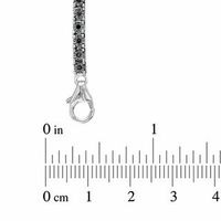 0.25 CT. T.W. Black Diamond Tennis Bracelet in Sterling Silver|Peoples Jewellers