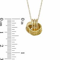 Love Knot Pendant in 10K Gold|Peoples Jewellers