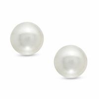 5.75-6.0mm Freshwater Cultured Pearl Stud Earrings in 14K Gold|Peoples Jewellers