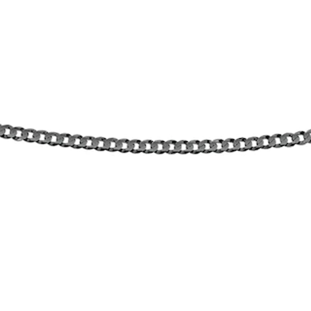 7.8mm Curb Chain Necklace in Sterling Silver - 24