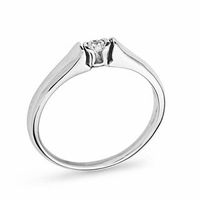 0.05 CT. Diamond Solitaire Promise Ring in 10K Gold|Peoples Jewellers