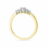 0.20 CT. T.W. Diamond Five Stone Promise Ring in 10K Gold|Peoples Jewellers