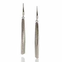 Charles Garnier Twist Drop Earrings in Sterling Silver|Peoples Jewellers