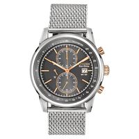 Men's Citizen Eco-Drive® Chronograph Watch with Grey Dial (Model: CA0336-52H)|Peoples Jewellers