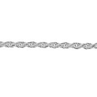 3.6mm Rope Chain Necklace in Sterling Silver - 22"|Peoples Jewellers