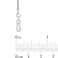 1.4mm Sparkle Chain Necklace in Solid 10K White Gold - 18"|Peoples Jewellers