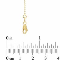 0.9mm Adjustable Cable Chain Necklace in 14K Gold