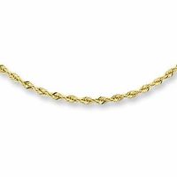 1.2mm Rope Chain Necklace in 14K Gold - 18"|Peoples Jewellers