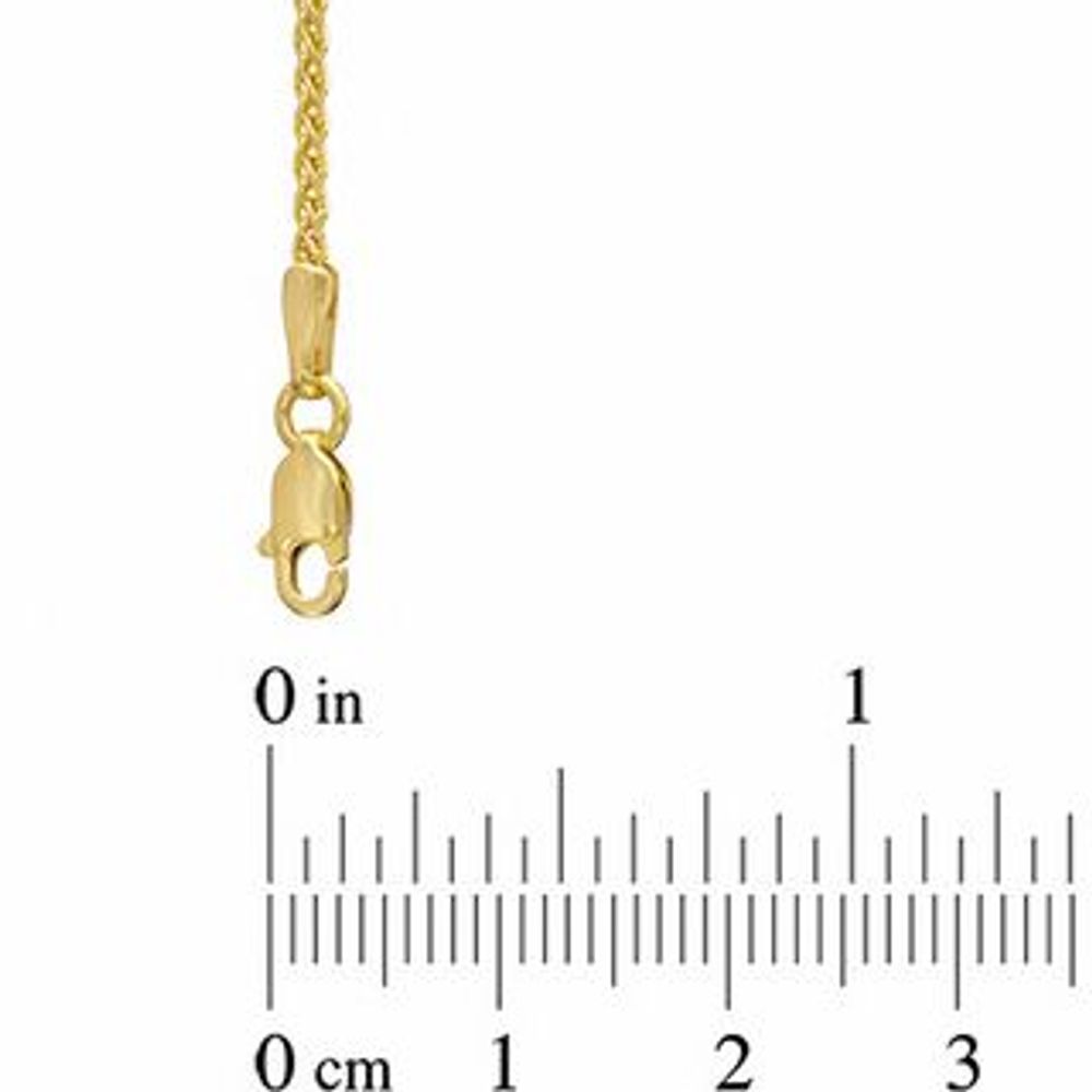 1.0mm Wheat Chain Necklace in 14K Gold