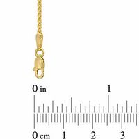 1.0mm Wheat Chain Necklace in 14K Gold - 16"|Peoples Jewellers