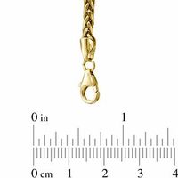 Men's 3.9mm Square Wheat Chain Necklace in 14K Gold - 26"|Peoples Jewellers