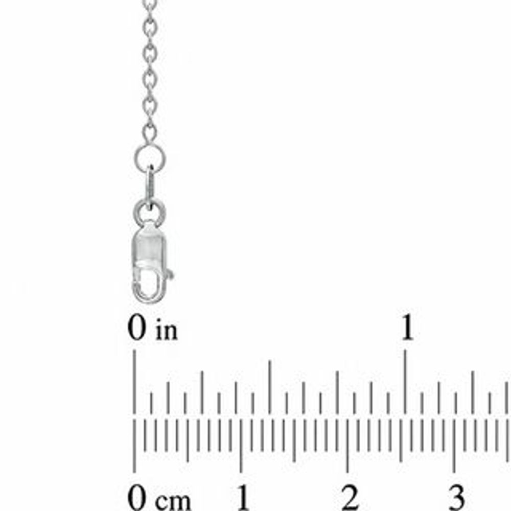 2.3mm Cable Chain Necklace in 14K White Gold - 22"|Peoples Jewellers