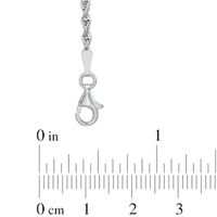 2.5mm Rope Chain Necklace in 14K White Gold - 18"|Peoples Jewellers