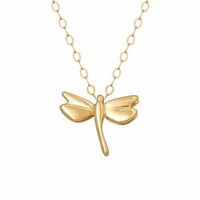 TEENYTINY™ Dragonfly Pendant in 10K Gold - 17"|Peoples Jewellers