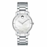 Ladies' Movado TC Thin Watch with Mother-of-Pearl Dial (Model: 0606691)|Peoples Jewellers