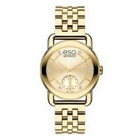 Ladies' ESQ Movado Classica Diamond Accent Gold-Tone Watch (Model: 07101417)|Peoples Jewellers