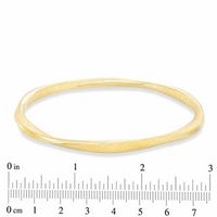 Charles Garnier Twist Bangle in Sterling Silver with 18K Gold Plate - 7.5"|Peoples Jewellers