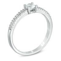 0.33 CT. T.W. Diamond Engagement Ring in 10K White Gold|Peoples Jewellers