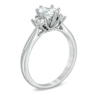 1.00 CT. T.W. Diamond Engagement Ring in 14K White Gold|Peoples Jewellers