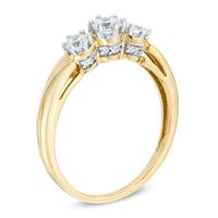 0.50 CT. T.W. Diamond Three Stone Engagement Ring in 10K Gold|Peoples Jewellers