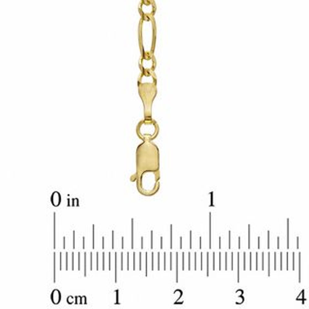 5.0mm Figaro Chain Necklace in 10K Gold - 22"|Peoples Jewellers