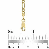 5.0mm Figaro Chain Necklace in 10K Gold - 22"|Peoples Jewellers