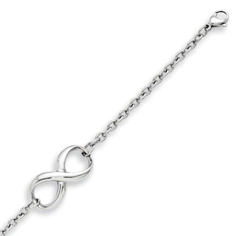 Infinity Bracelet in Stainless Steel - 7.5"|Peoples Jewellers