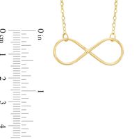 Infinity Necklace in 10K Gold|Peoples Jewellers