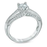 0.70 CT. T.W. Canadian Certified Diamond Engagement Ring in 14K White Gold (I/I2)|Peoples Jewellers