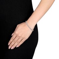 1.05 CT. T.W. Diamond "S" Tennis Bracelet in Sterling Silver - 7.25"|Peoples Jewellers