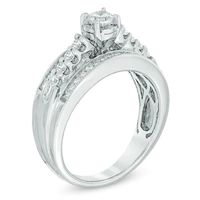 0.50 CT. T.W. Diamond Vintage-Style Engagement Ring in 10K White Gold|Peoples Jewellers