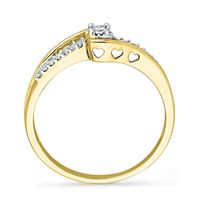 0.10 CT. T.W. Diamond Promise Ring in 10K Gold|Peoples Jewellers