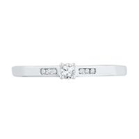 0.16 CT. T.W. Diamond Promise Ring in 10K White Gold|Peoples Jewellers