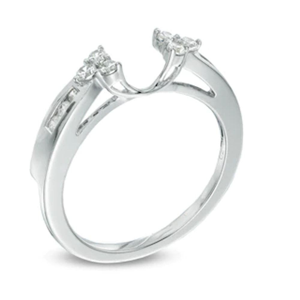 0.25 CT. T.W. Diamond Solitaire Enhancer in 14K White Gold|Peoples Jewellers