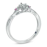 0.10 CT. T.W. Diamond Promise Ring in Sterling Silver|Peoples Jewellers