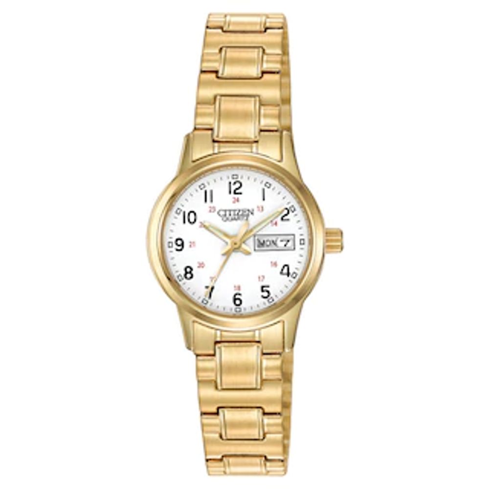 Ladies' Citizen Quartz Watch with White Dial (Model: EQ0582-90A)|Peoples Jewellers