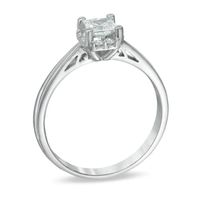 0.50 CT. T.W. Certified Canadian Princess-Cut Diamond Engagement Ring in 14K White Gold (I/I1)|Peoples Jewellers