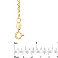 Mystic Knot Lariat-Style Necklace in 10K Gold - 17"|Peoples Jewellers