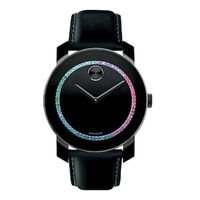 Ladies' Movado Bold® Multi-Colour Crystal Strap Watch with Black Dial (Model: 3600181)|Peoples Jewellers