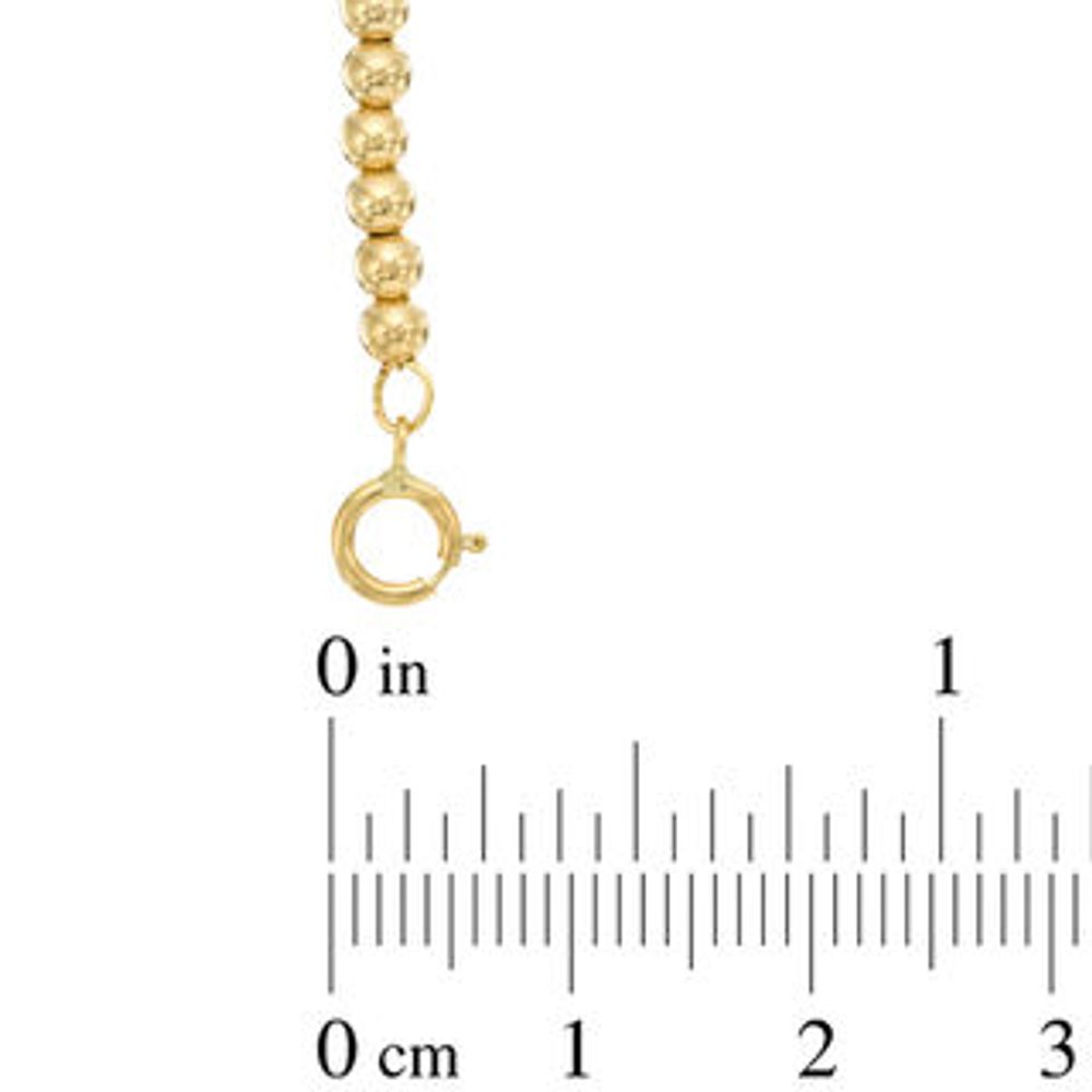 Graduated Bead Necklace in 10K Gold - 17"|Peoples Jewellers