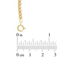 Graduated Bead Necklace in 10K Gold - 17"|Peoples Jewellers