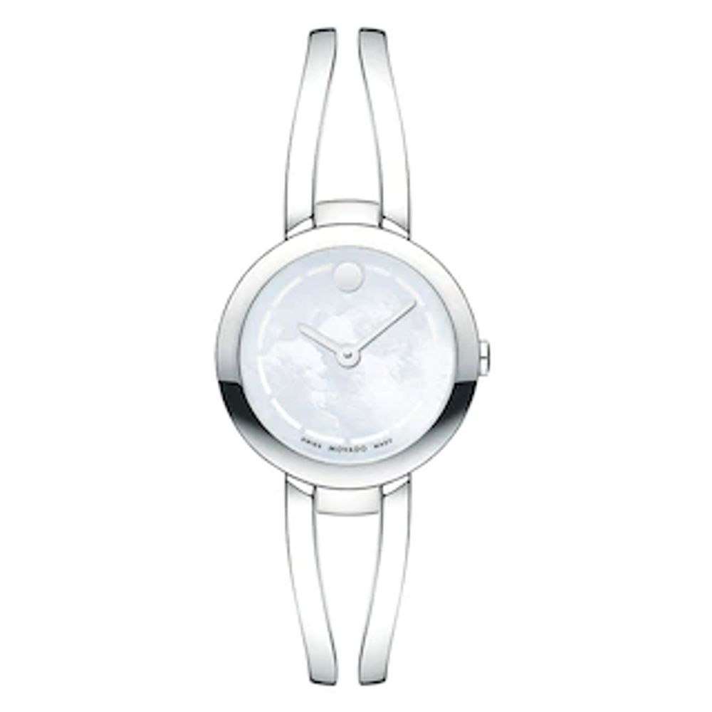 Ladies' Movado Amorosa Duo Museum® Dial Bangle Watch (Model: 0606812)|Peoples Jewellers