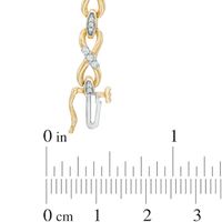 CT. T.W. Diamond Infinity Link Bracelet in 10K Gold