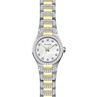Ladies' Bulova Crystal Watch with Mother-of-Pearl Dial (Model: 98L198)|Peoples Jewellers