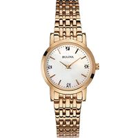 Ladies' Bulova Diamond Accent Watch with Mother-of-Pearl Dial (Model: 97P106)|Peoples Jewellers