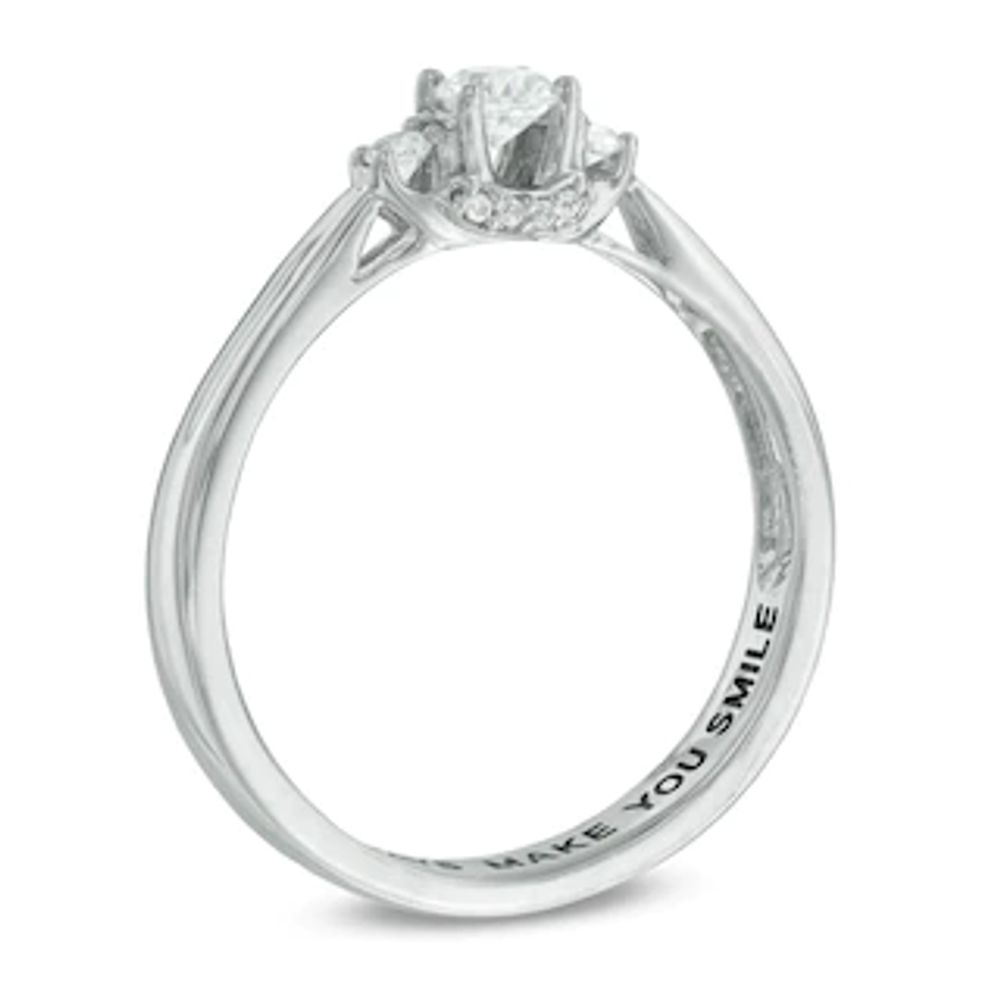 1/4 CT. T.W. Diamond Promise Ring in 10K White Gold (28 Characters)|Peoples Jewellers