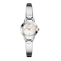 Ladies' Bulova Diamond Accented Bangle Watch with Mother-of-Pearl Dial (Model: 96P154)|Peoples Jewellers